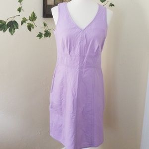 Lavender cotton dress
